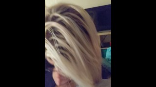 FTM Fem-Boy Fiancé Sucks and Swallows after Night Out